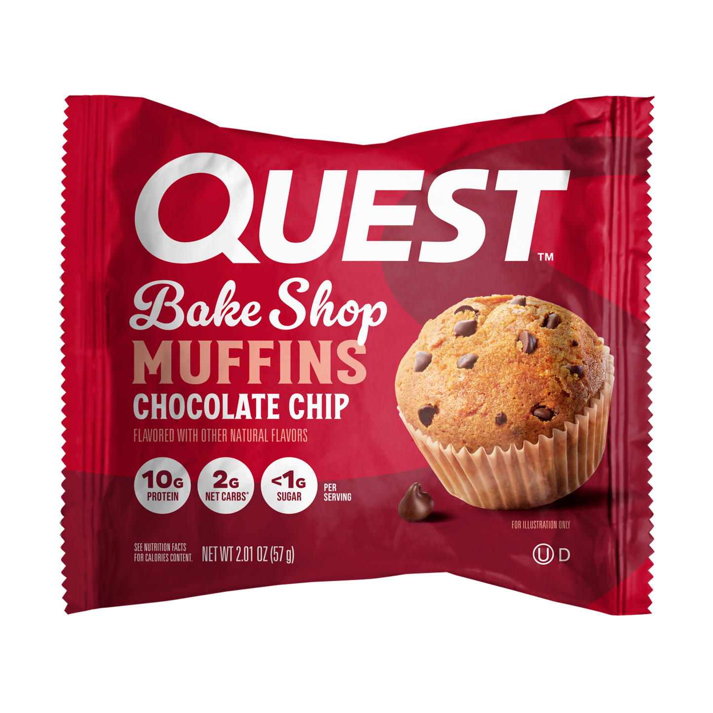 Quest Bake Shop Muffins Chocolate Chip