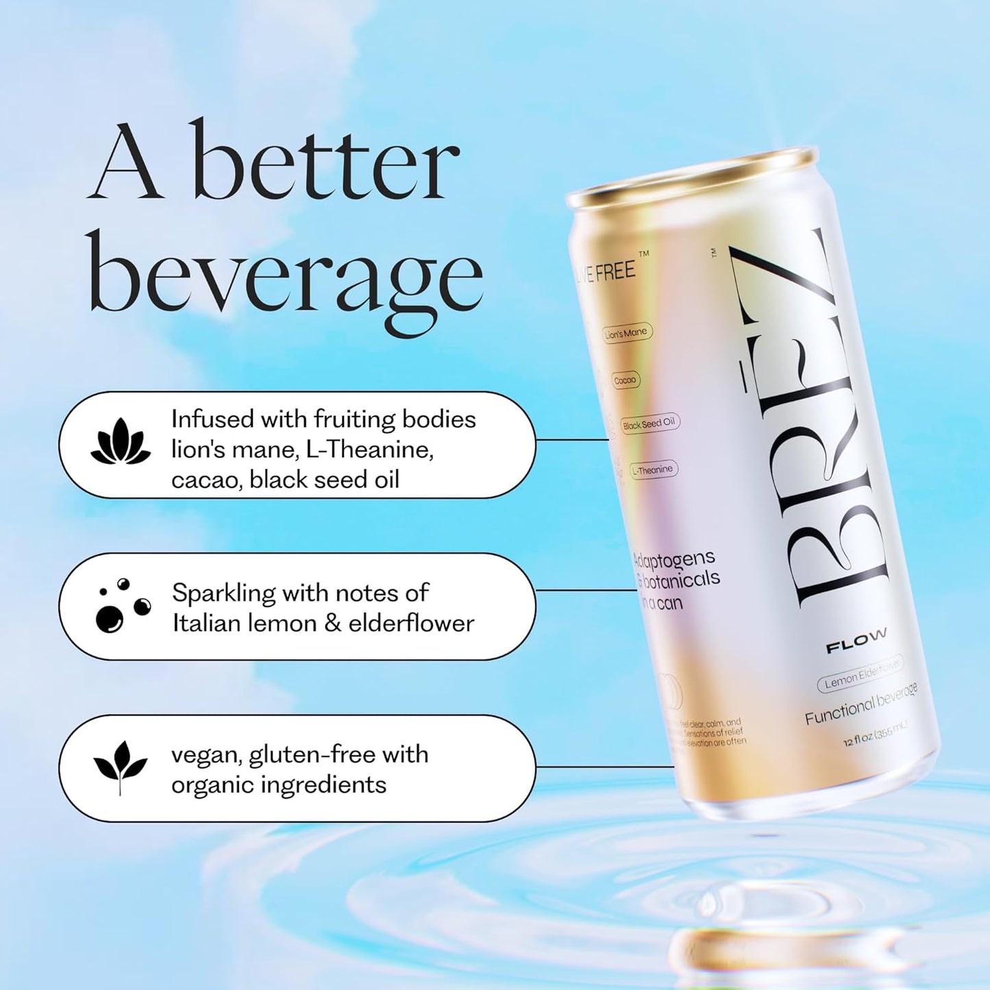 Brez Flow Lemon Elder Flower