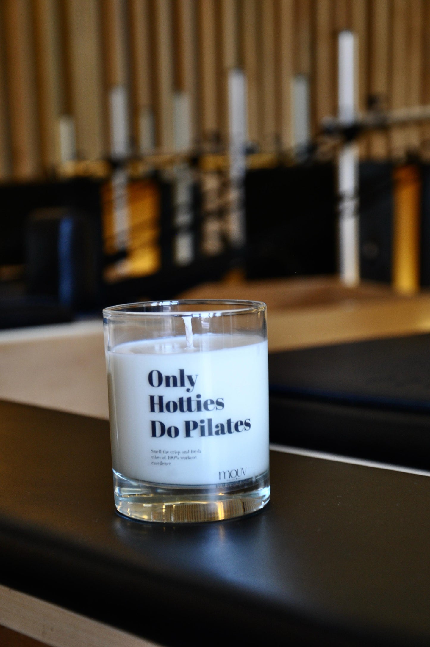 Only Hotties Do Pilates Candle