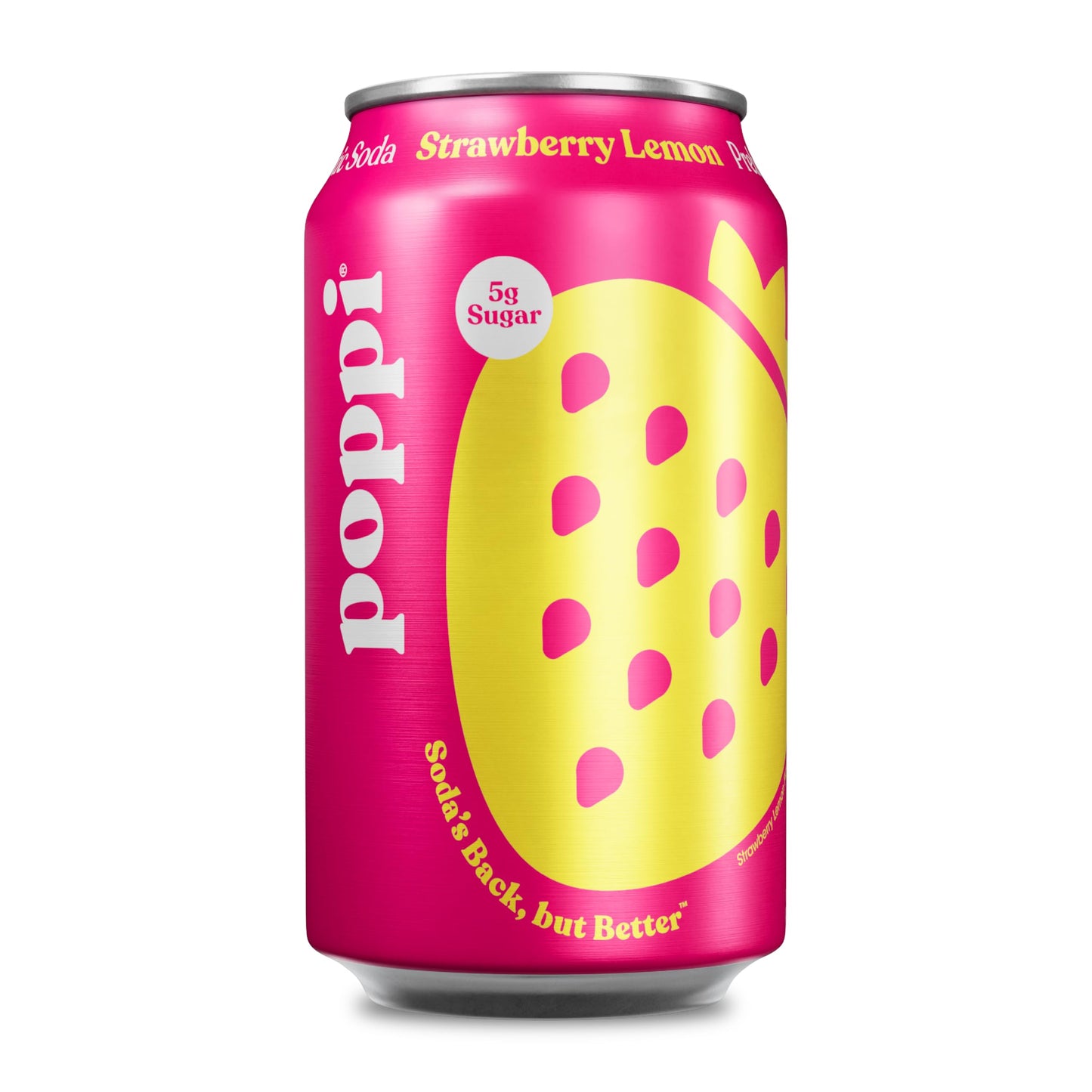 Poppi Prebiotic Soda Strawberry Lemon