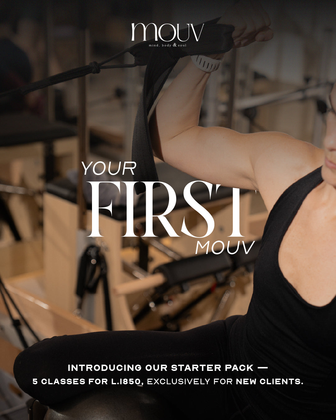 5 Class Intro Starter Reformer & Hot Mat Sculpt