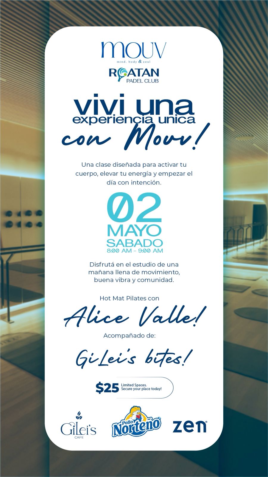 Mouv x Roatan Padel Ticket