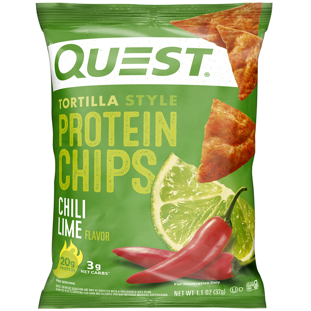 Quest Tortilla Style Protein chips Chilli Lime
